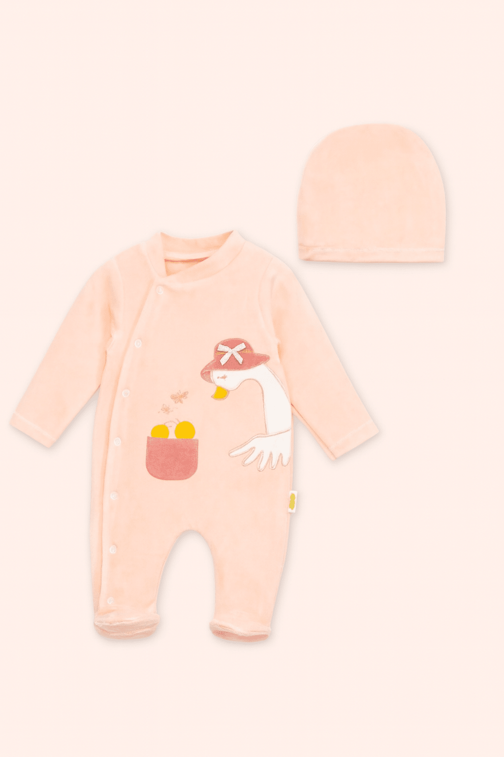 Peachy Duck Kadife Bebek Tulum Seti