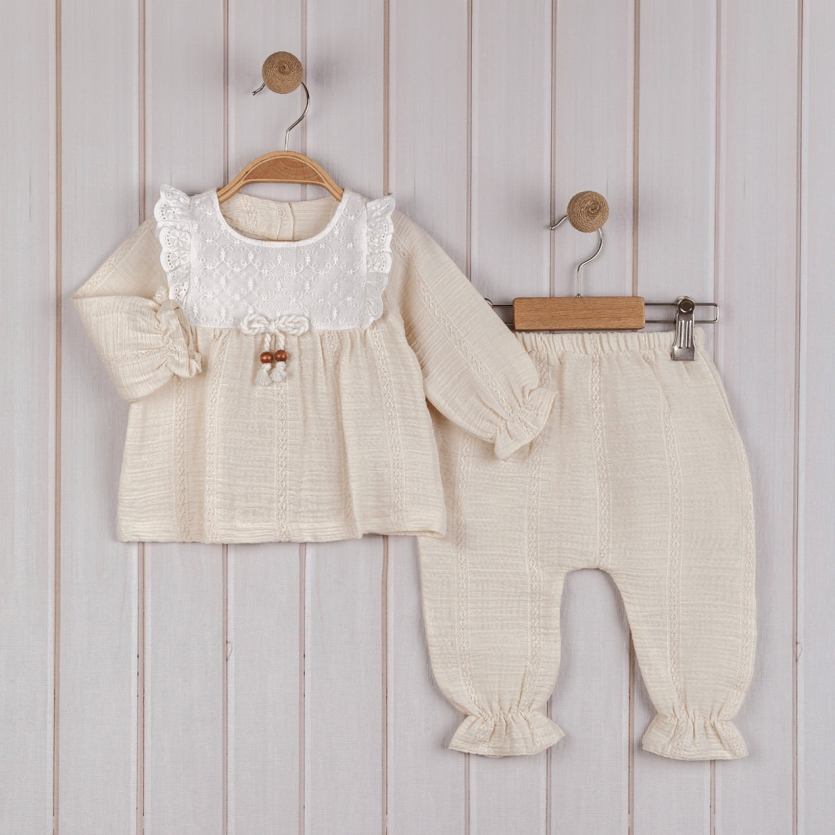 BRODELİ 2'Lİ KIZ BEBEK TAKIMI