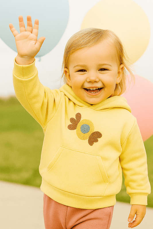 Happy Bloom Kapüşonlu 2’li Bebek Takımı
