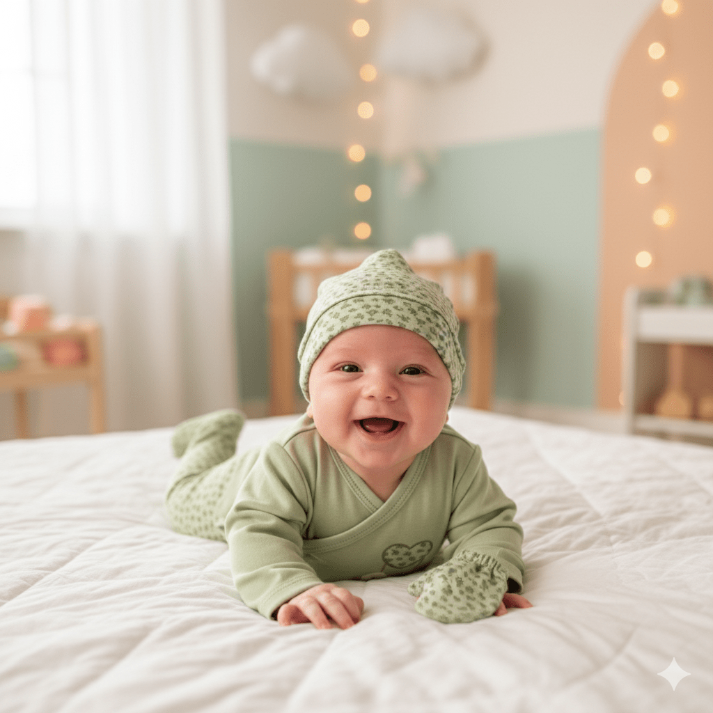 🍼 Sepetli Ördek 5 Parça Bebek Hastane Çıkış Seti