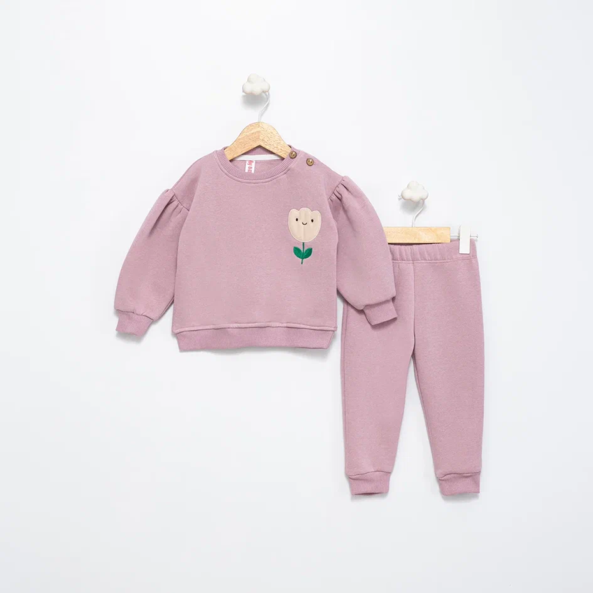 🌸 Lila Lale Şefkati Bebek Set
