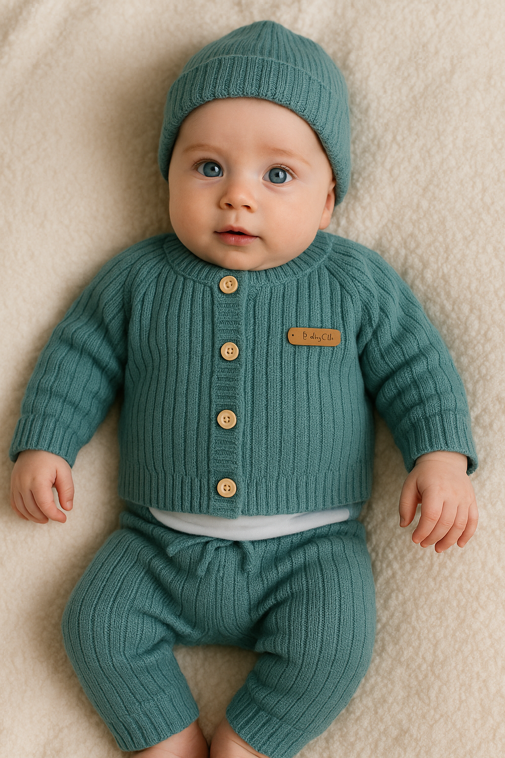 ARMA DETAYLI TRİKO 4'LÜ BEBEK SETİ