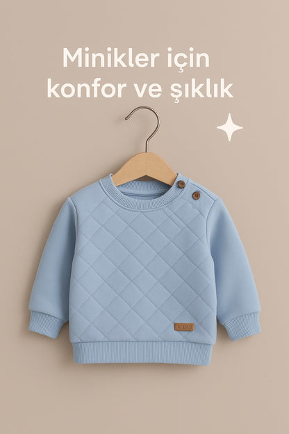 KAPİTONE, NAKIŞLI DÜĞME DETAYLI KIŞLIK TAKIM