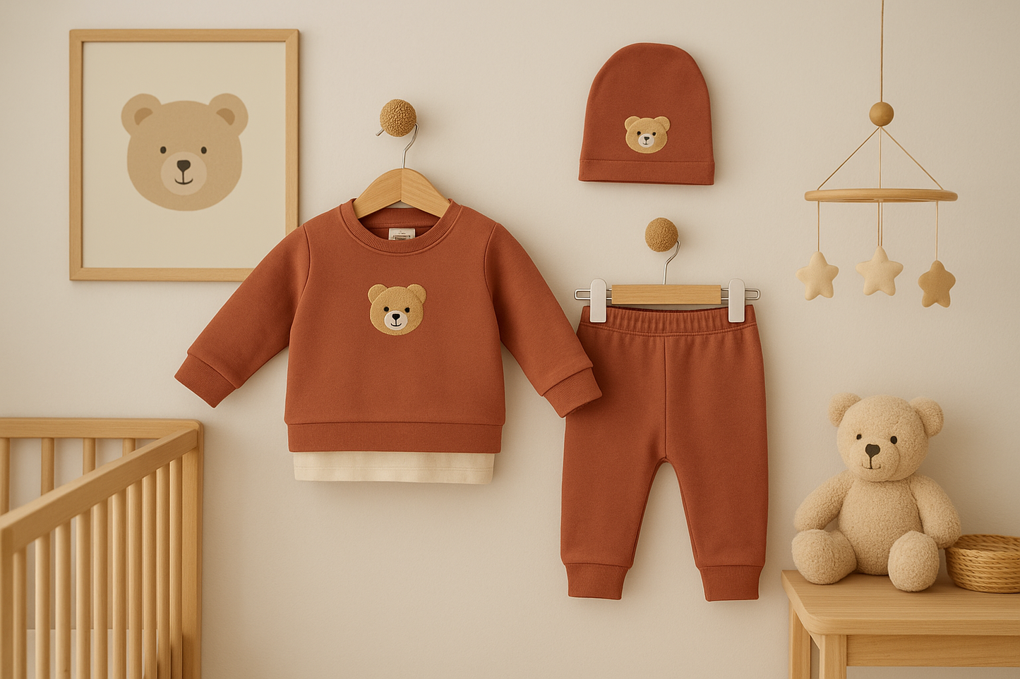 Kuscheliges Teddy-3-teiliges Set 🧸