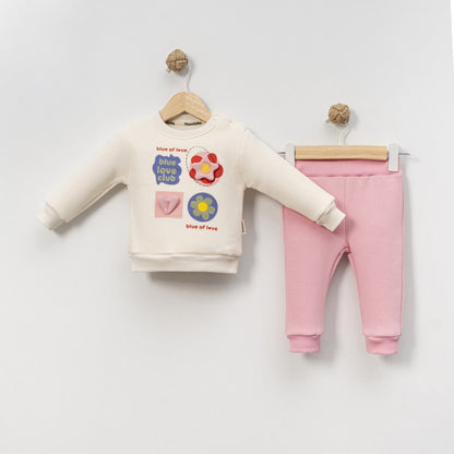 🌸 Color Love Club Mädchen-Set (Oberteil und Unterteil)