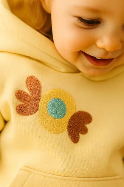 KAKTÜS TEMALI KANGURU CEPLİ KAPÜŞONLU TAKIM