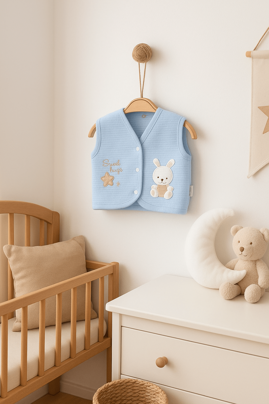 Mini Tavşan Sarılma Bebek Yeleği