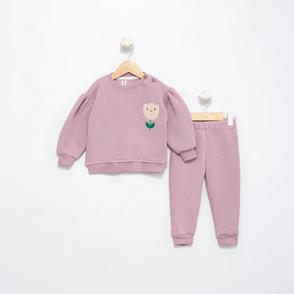🌸 Lila Lale Şefkati Bebek Set